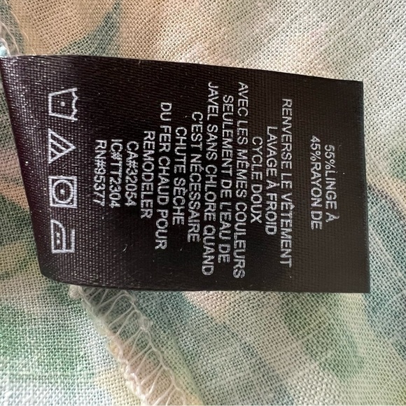 Sanctuary Perfect Time Floral Print Scoop Neck Short Sleeve Top Cropped XL - Picture 13 of 14